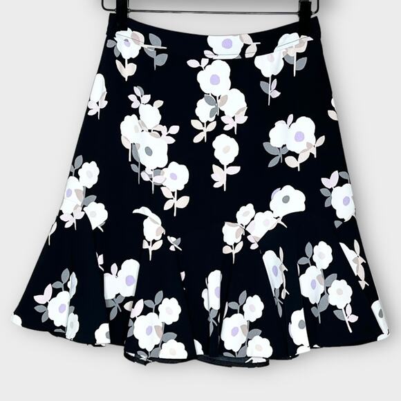 KATE SPADE New York Posy Floral Flounce Skirt Size 0 spring summer - Picture 3 of 5